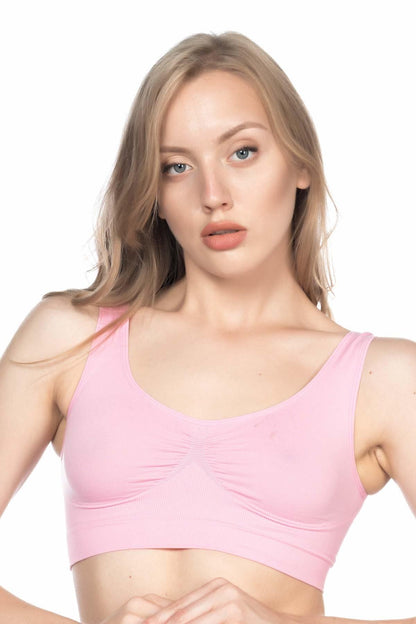 PEMBE DesBerries 4005 Soft Kalın Askı Büstiyer