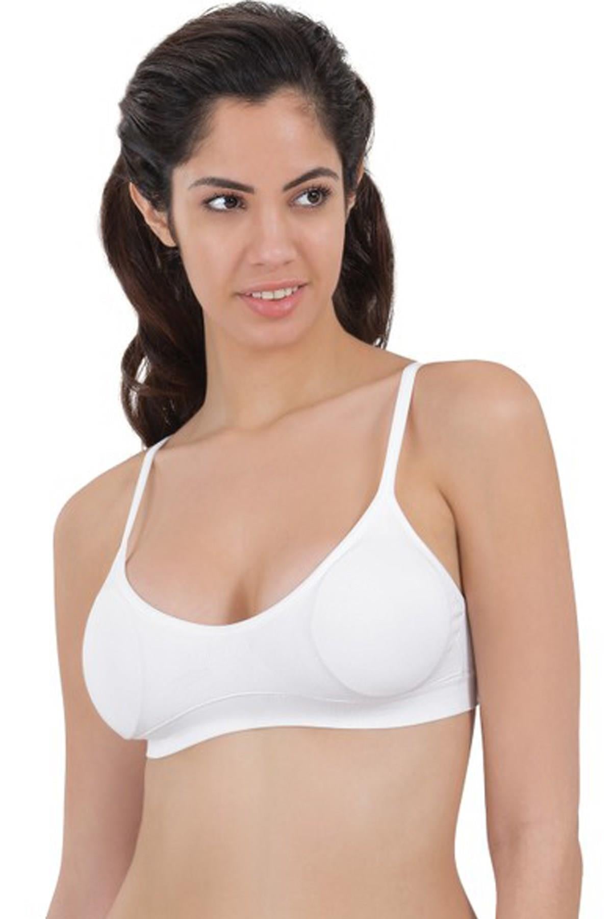 BEYAZ DesBerries 4020 Pedli İnce Askılı Büstiyer