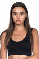 SİYAH DesBerries 4021 Pedli Kalın Askılı Büstiyer