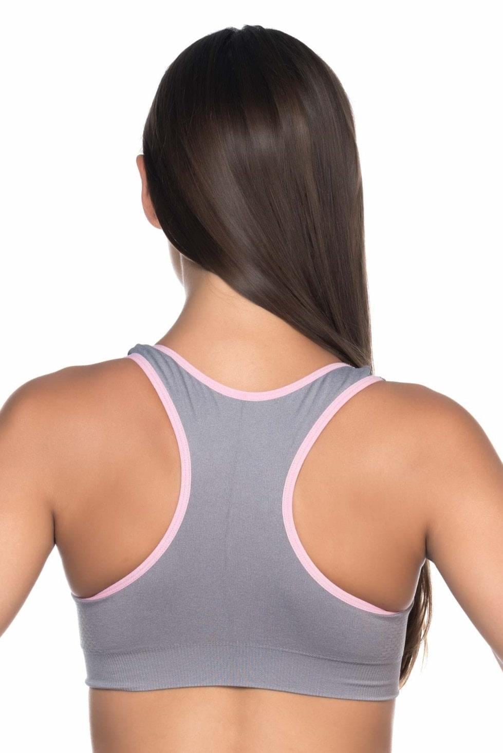 GRİ PEMBE DesBerries 4024 Double Toparlayıcı Büstiyer