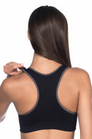SİYAH-ANTRASİT DesBerries 4024 Double Toparlayıcı Büstiyer