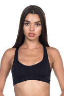 SİYAH DesBerries 4025 Pedli Sporcu Büstiyer