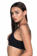 SİYAH DesBerries 4025 Pedli Sporcu Büstiyer