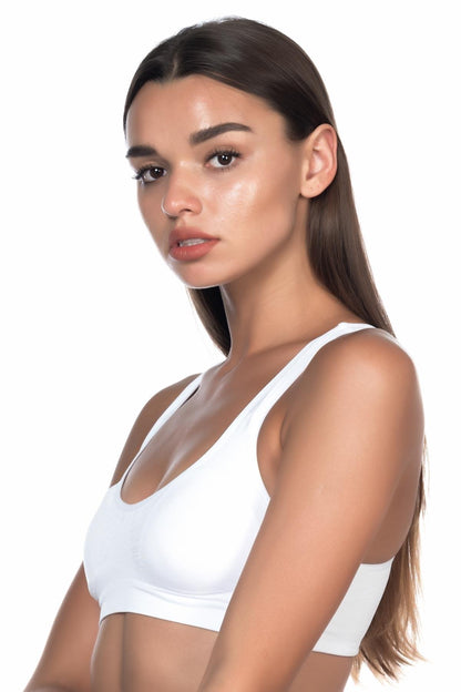 BEYAZ DesBerries 4025 Pedli Sporcu Büstiyer