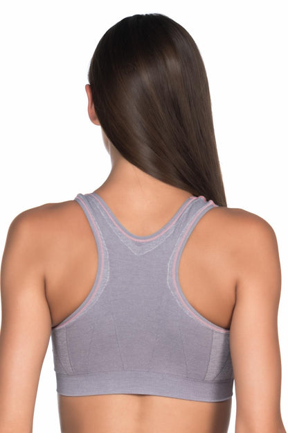 GRİ DesBerries 4026 Double Sporcu Büstiyer