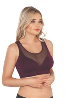 BORDO DesBerries 4028 Seamless Tül Toparlayıcı Büstiyer