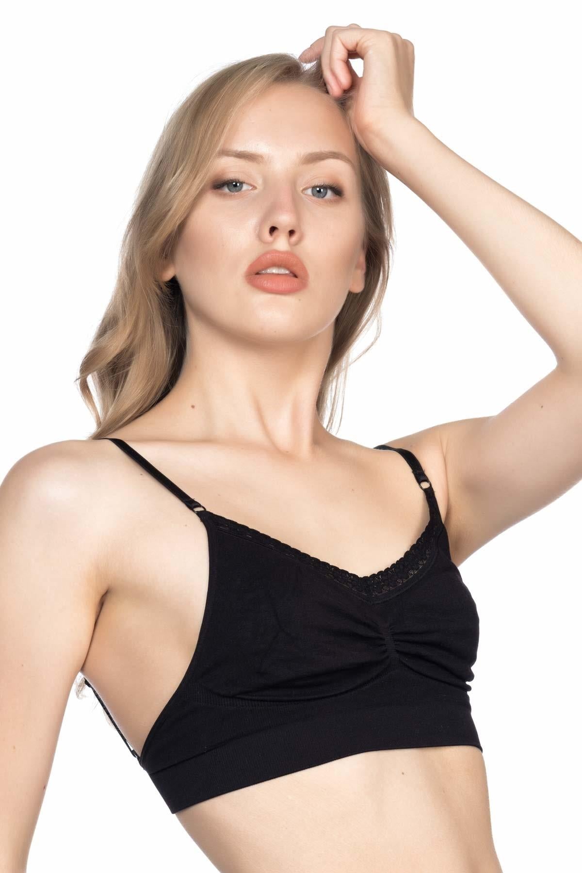 SİYAH DesBerries 4035 Agraflı Minimizer Korse