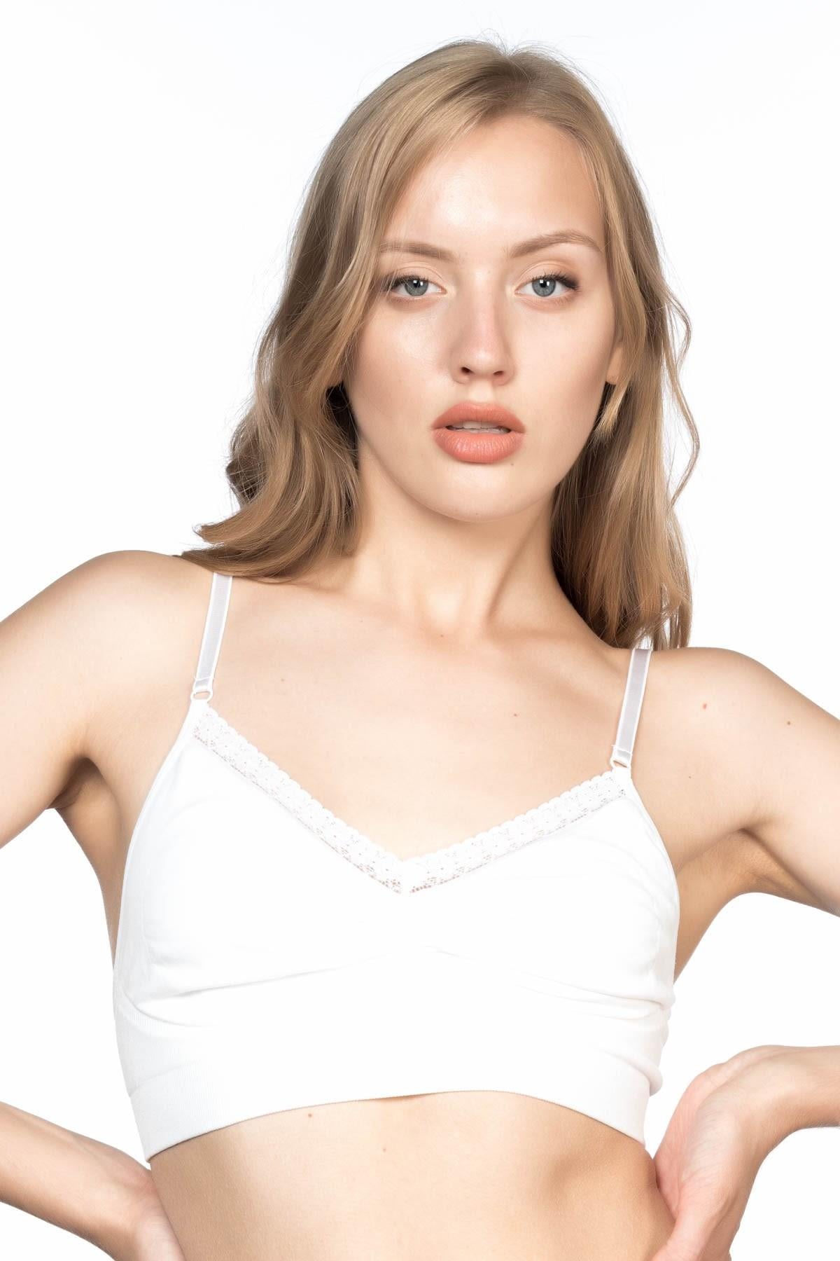 BEYAZ 4035 Agraflı Minimizer Korse