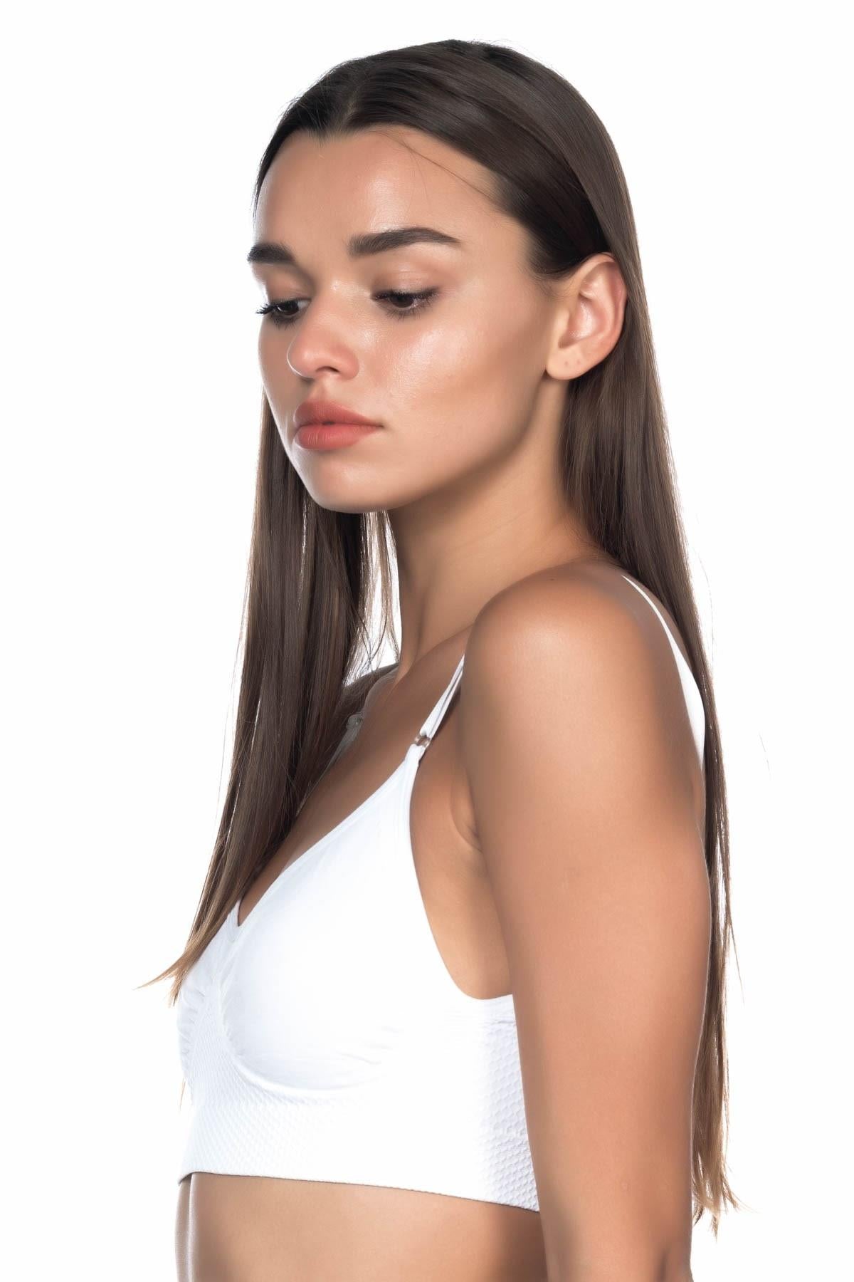 BEYAZ DesBerries 4040 Agraflı Minimizer Korse