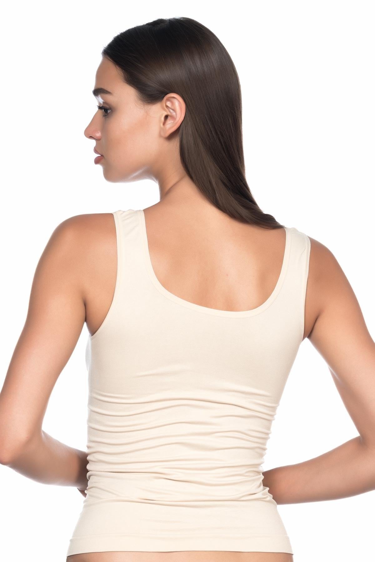 TEN DesBerries 5002 Soft Kalın Askılı Uzun Atlet
