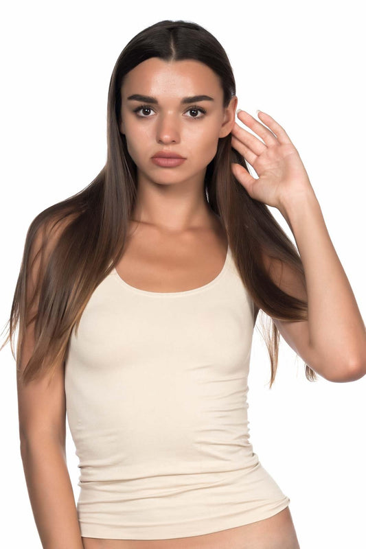 TEN DesBerries 5002 Soft Kalın Askılı Uzun Atlet