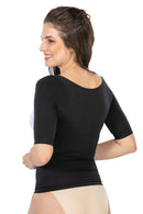 SİYAH DesBerries 5014 Göğsü Açık Yarım Kollu Korse