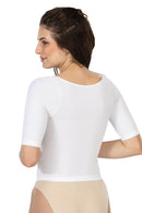 BEYAZ DesBerries 5014 Göğsü Açık Yarım Kollu Korse