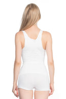 BEYAZ DesBerries 5015 Kalın Askılı Atlet Korse