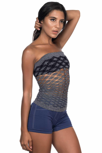 GRİ DesBerries 5034 Fantazi Büstiyer Atlet Korse