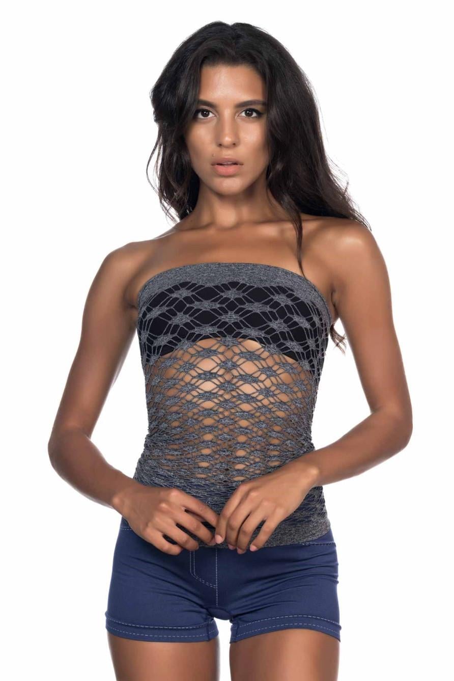 GRİ DesBerries 5034 Fantazi Büstiyer Atlet Korse
