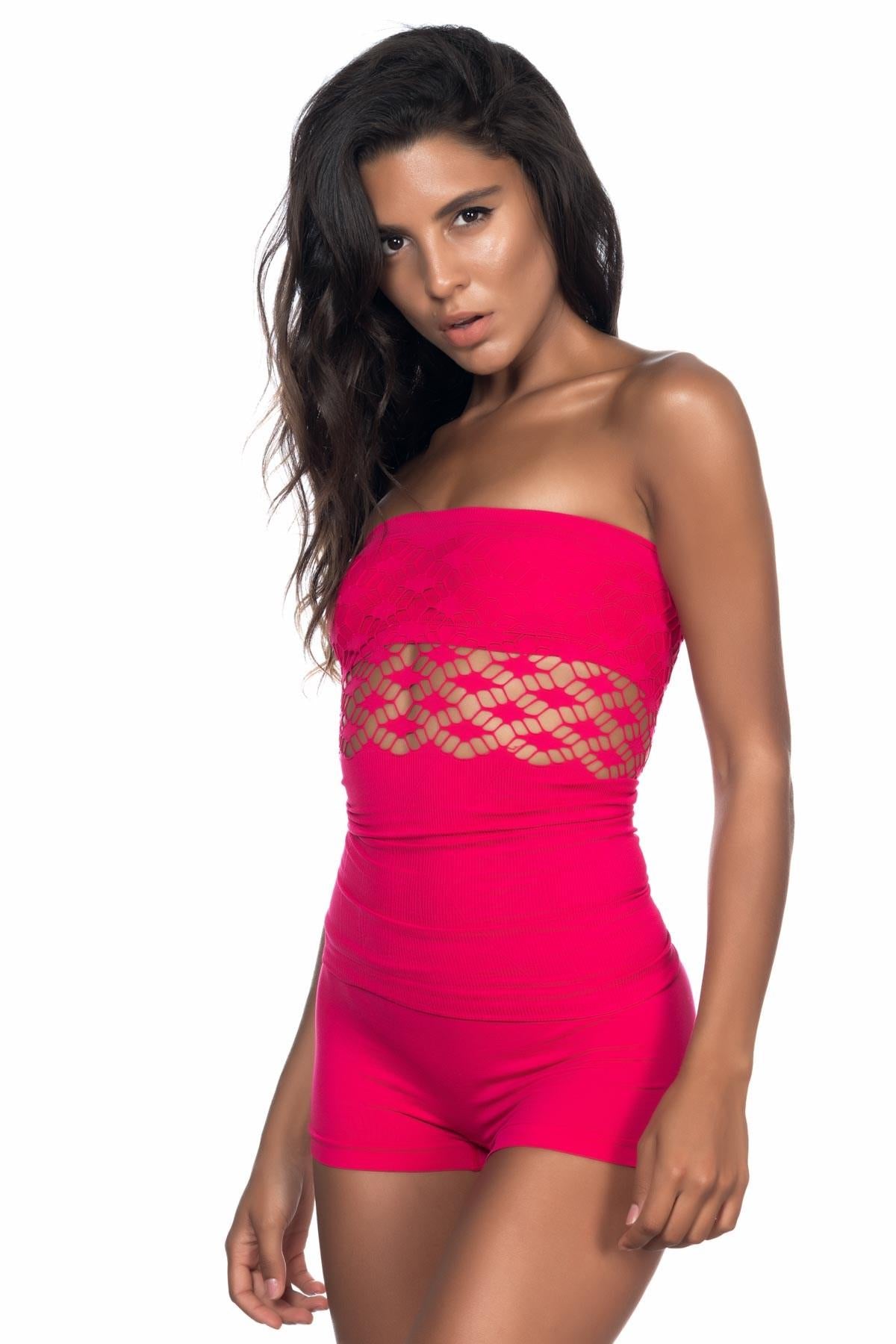 FUŞYA DesBerries 5035 Fantazi Straplez Atlet Korse