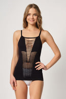 SİYAH DesBerries 5038 İp Askılı Fantazi Atlet Korse