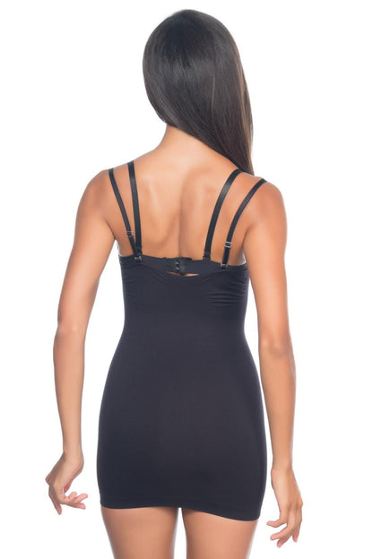 SİYAH DesBerries 5043 Göğsü Açık Masajlı Korse