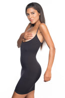 SİYAH DesBerries 5060 Göğsü Açık Elbise Korse