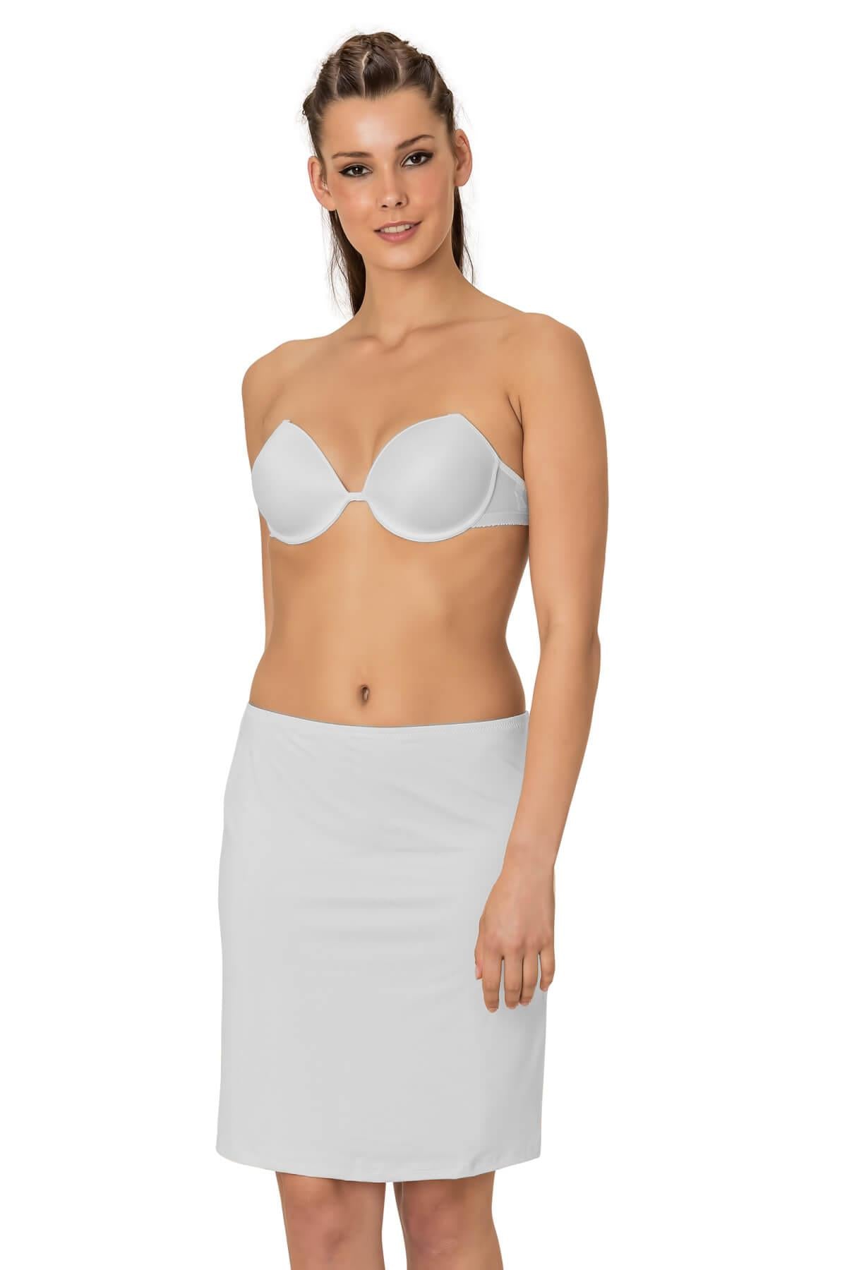 BEYAZ DesBerries 506 Midi Jüpon