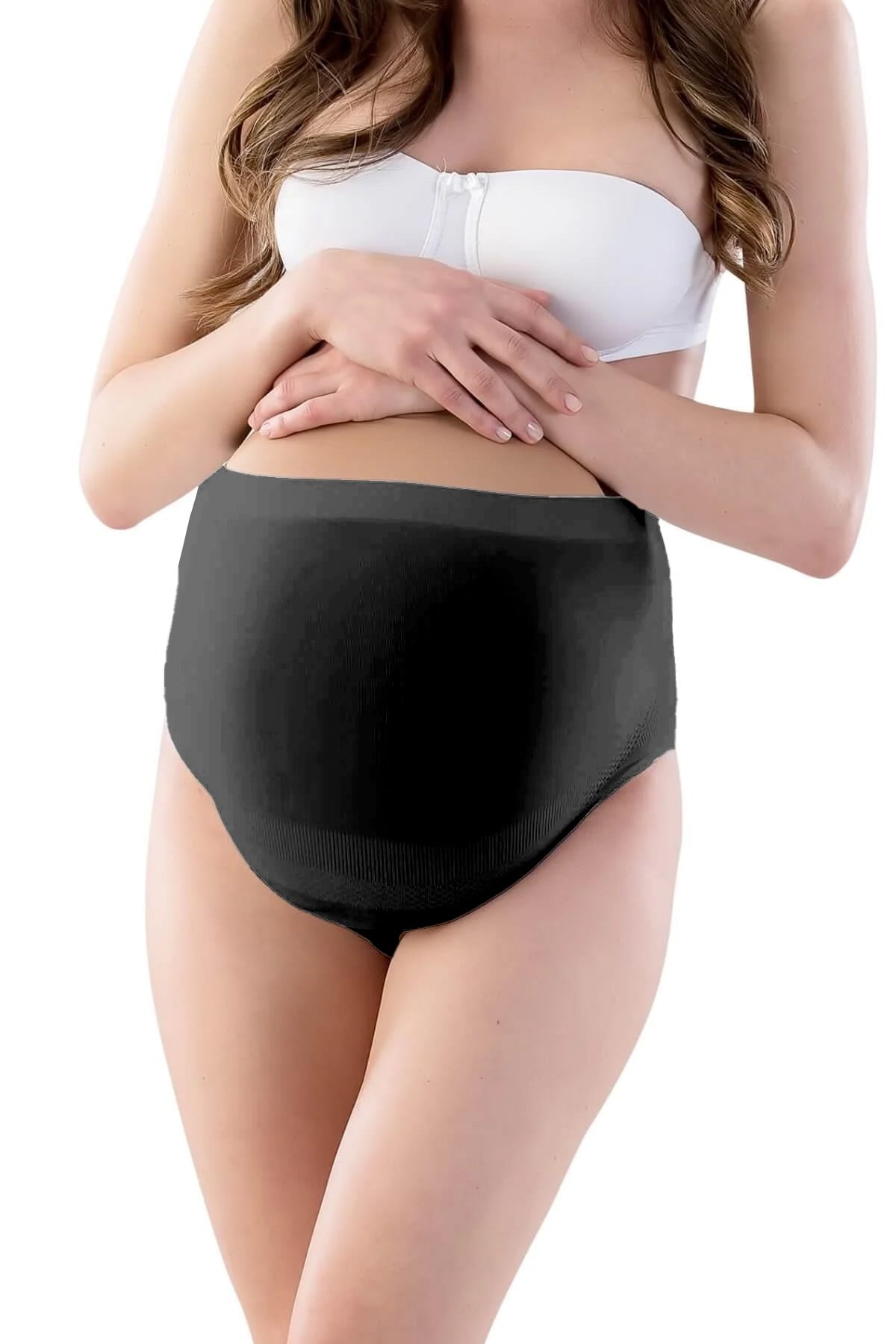 SİYAH 5210 Seamless Soft Hamile Slip
