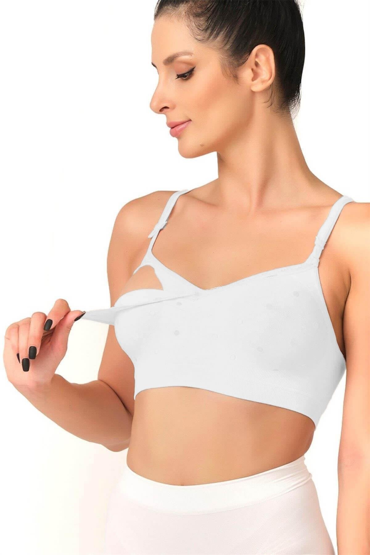 BEYAZ DesBerries 5310 Emzirme Sütyen