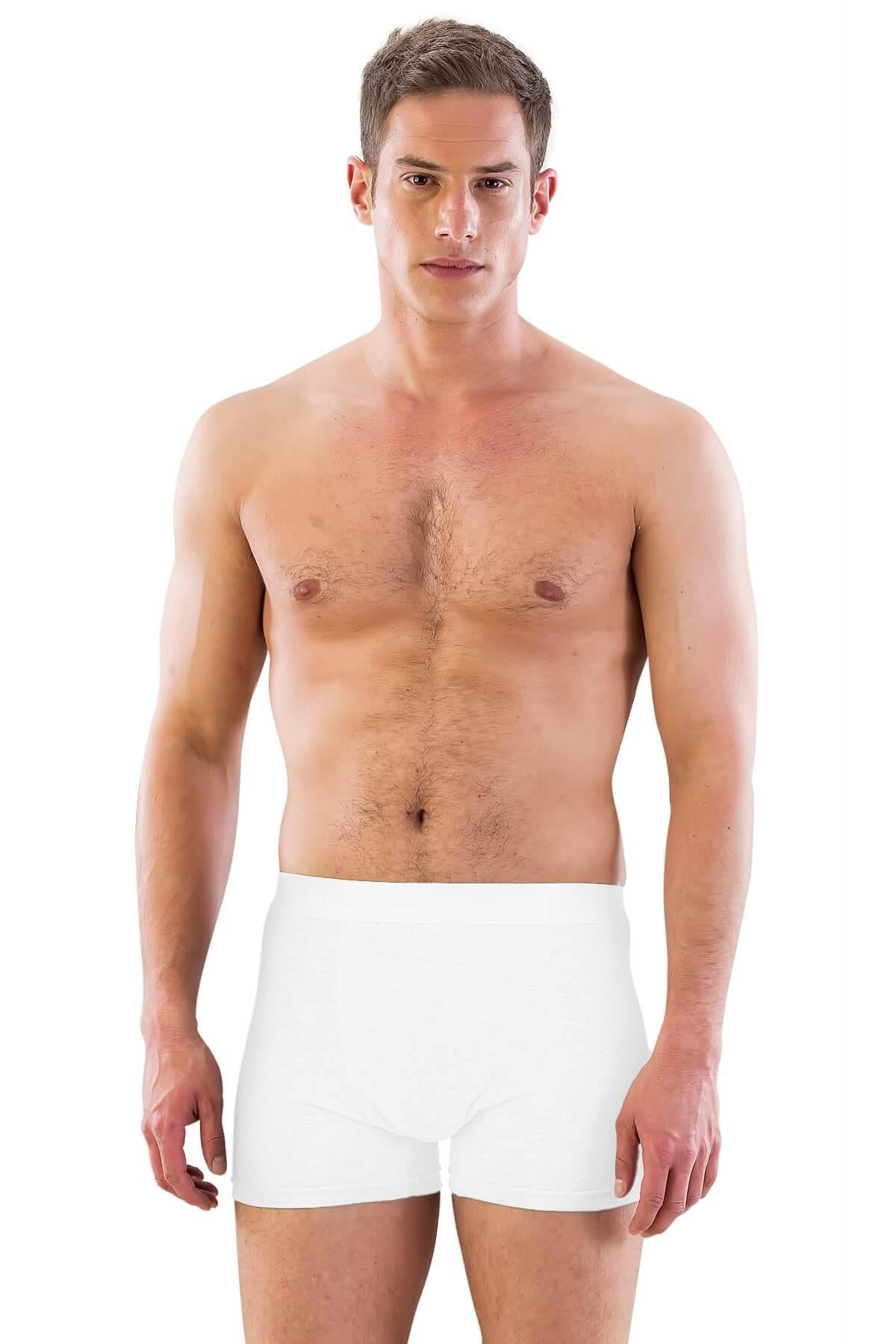 BEYAZ DesBerries 6800 Erkek Boxer