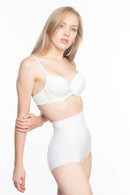 BEYAZ DesBerries 7024 Yüksek Bel Slip Korse