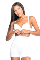BEYAZ DesBerries 7027 Düşük Bel Boxer Korse