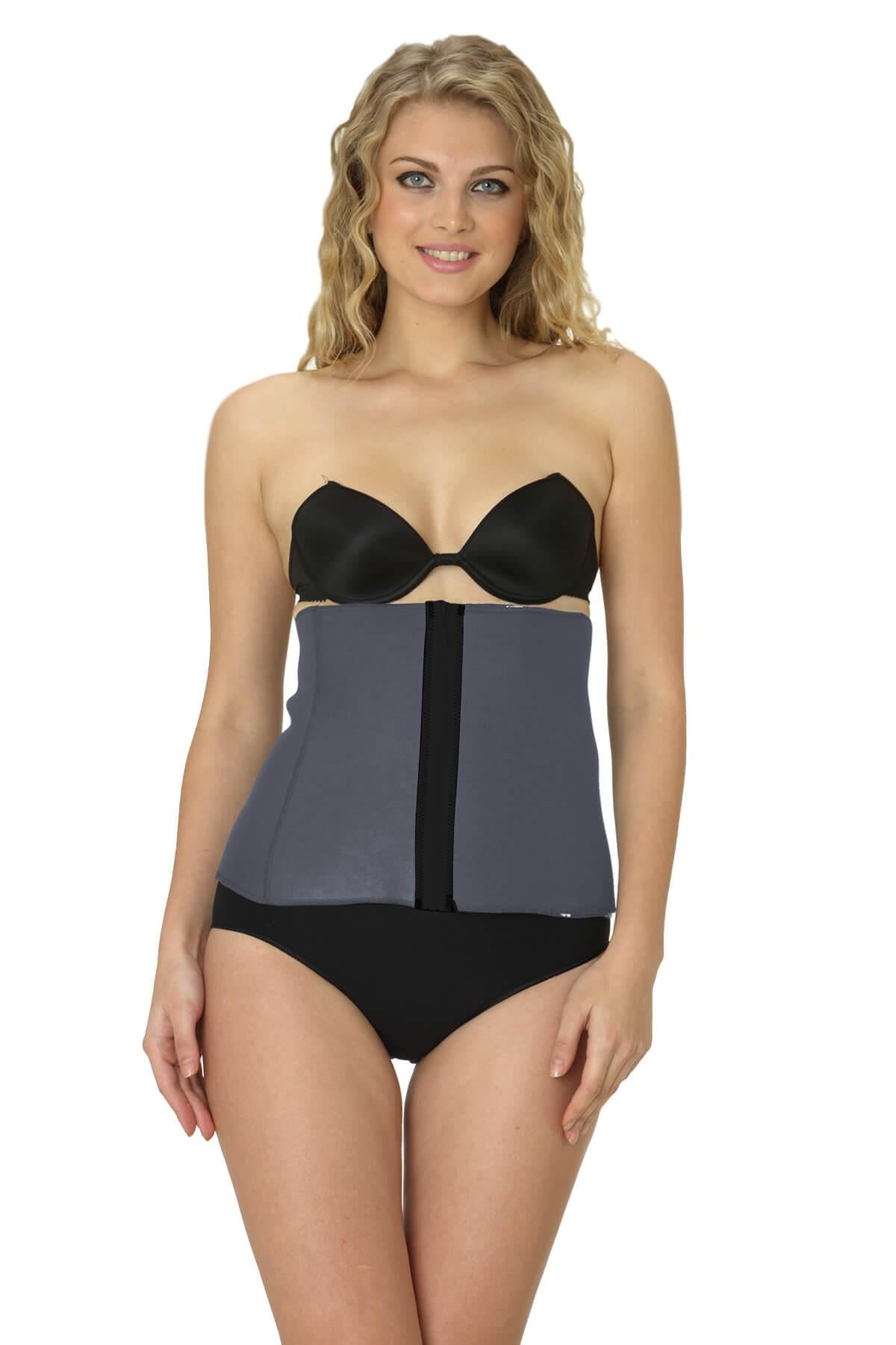 GRİ DesBerries 9150 Cırtlı Bel Korse