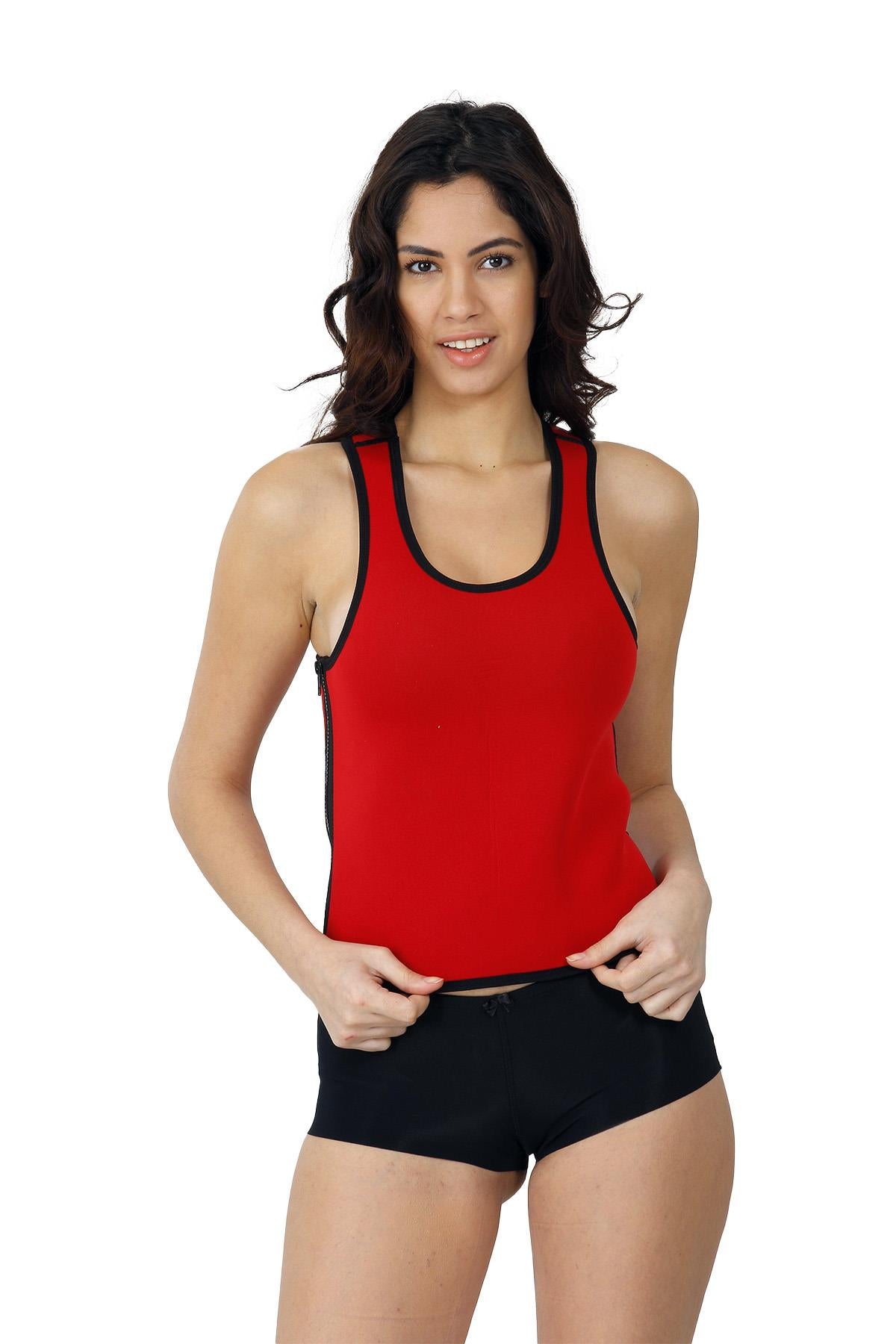 KIRMIZI DesBerries 9157 Terlemeyi Sağlayan Kısa Atlet