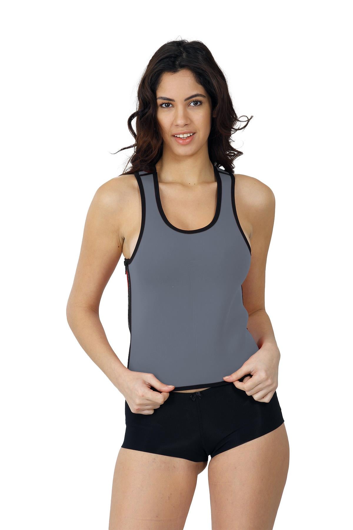 GRİ DesBerries 9157 Terlemeyi Sağlayan Kısa Atlet