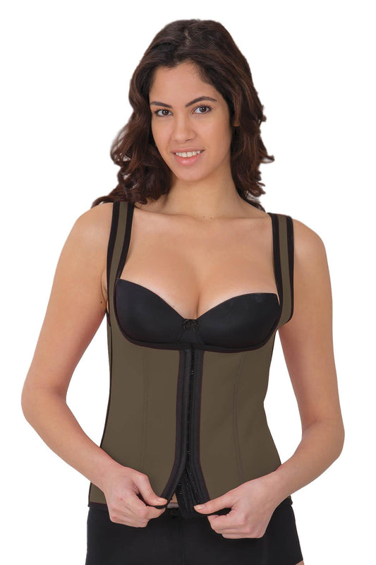 TEN 9173 Agraflı Göğsü Açık Atlet Korse