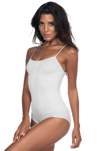 BEYAZ DesBerries 1923 Soft İp Askılı Çıtçıtlı Body