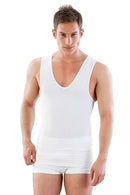 BEYAZ DesBerries E1003 V Yaka Erkek Korse Atlet