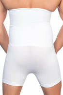 BEYAZ DesBerries E1005 Erkek Yüksek Bel Double Boxer Korse