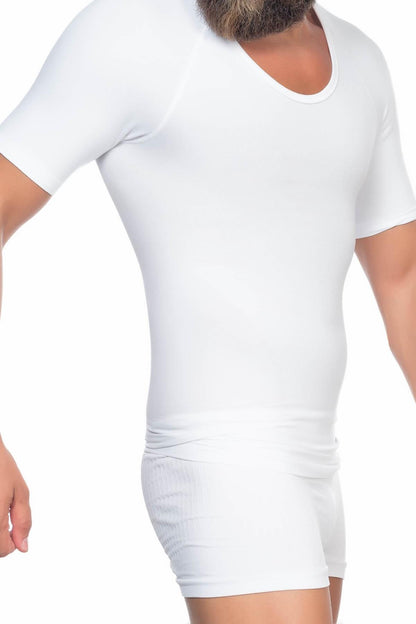 BEYAZ DesBerries E1010 Yarım Kol Erkek Korse Atlet